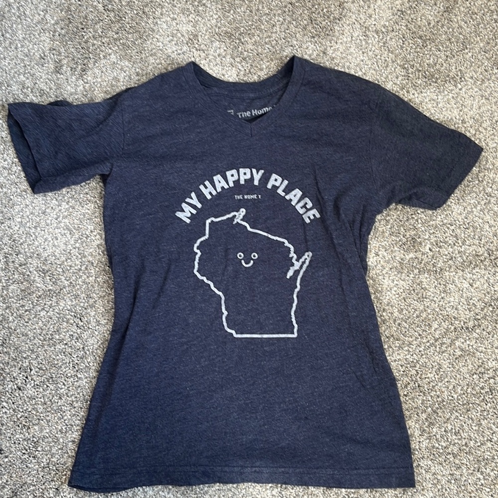 Wisconsin happy place tee